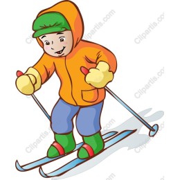 Charming Young Skier