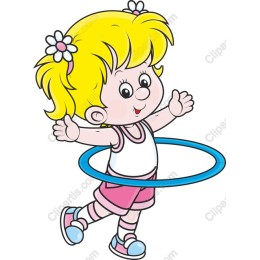 Hula Hooping Girl
