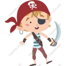 Playful Pirate Kid