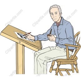 Elderly Artist
