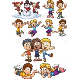 Joyful Kids & Snowman Fun Set
