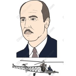 Vintage Aviation with Distinguished Figure