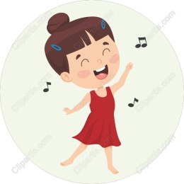 Joyful Girl Dancing