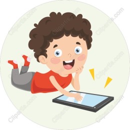 Happy Boy with Tablet