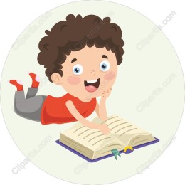 Whimsical Child Reading
