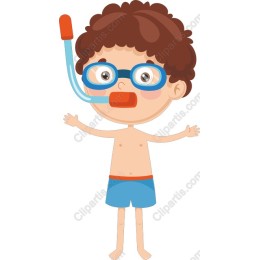 Young Boy Snorkeling