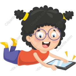 Joyful Child with Tablet