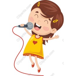 Cheerful Singing Girl