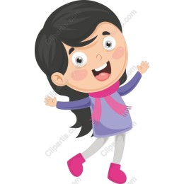 Cheerful Girl for Kids