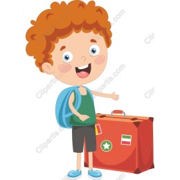Cheerful Young Traveler