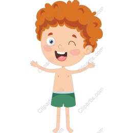 Playful Young Boy