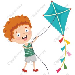 Joyful Child with Kite