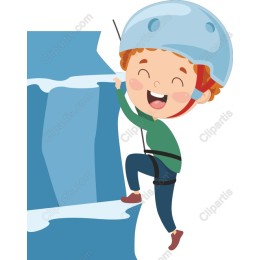 Cheerful Child Climbing