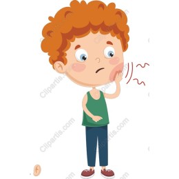 Playful Boy with Toothache