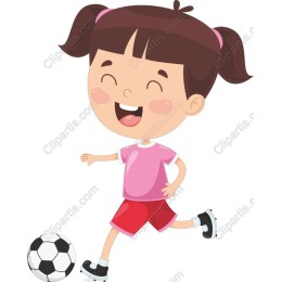 Joyful Soccer Girl