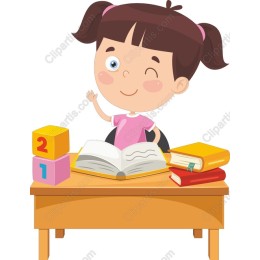 Delightful Learning Girl
