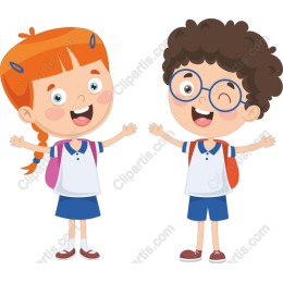 Cheerful School Kids
