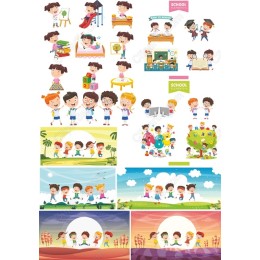 School Elements Set