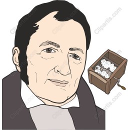 Historical Innovator with Cotton Gin