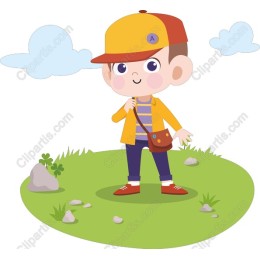 Cheerful Young Explorer
