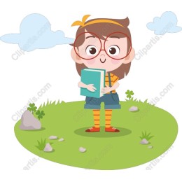 Cute Girl Reading