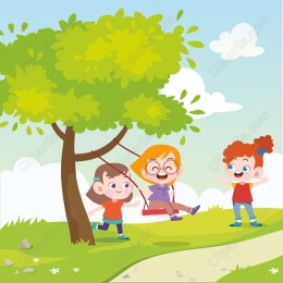 Cheerful Kids Swing