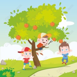Sunny Day Adventure: Playful Children