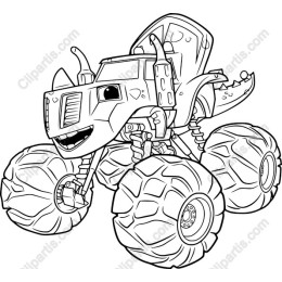 Monster Truck Coloring Page