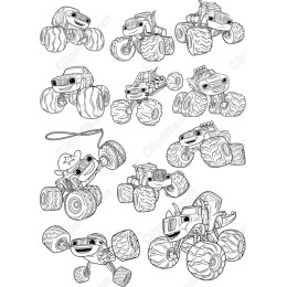 Vibrant Monster Truck Bundle - Files