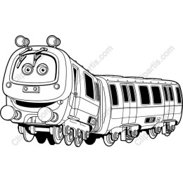 Cheerful Cartoon Train
