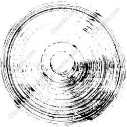 Vintage Vinyl Record Circle