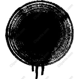 Black Grunge Circle