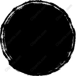 Handcrafted Brushstroke Circle