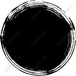 Black Brush Circle