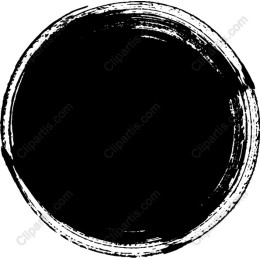 Artistic Brush Stroke Circle