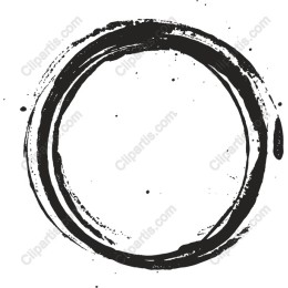 Abstract Ink Circle