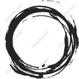 Handcrafted Brushstroke Circle