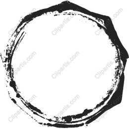 Hand-Drawn Grunge Circle Stamp