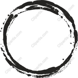 Elegant Brush Stroke Circle