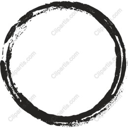 Hand-Drawn Circular Grunge Frame