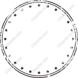 Vintage Circular Frame