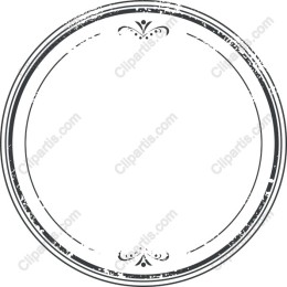 Vintage Decorative Circular Frame