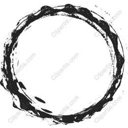 Handcrafted Circle Brush Stroke