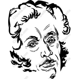 Stylized Black and White Portrait