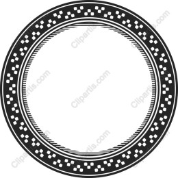 Elegant Circular Frame in and
