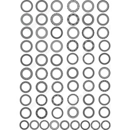 60 Decorative Round Frame Bundle