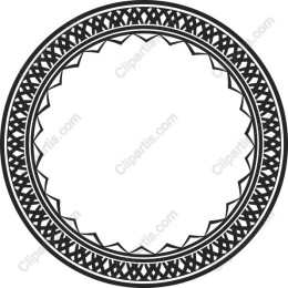 Intricate Circular Frame
