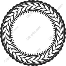 Ornate Circular Frame