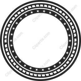 Elegant Circular Star Badge