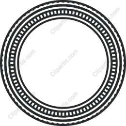 Elegant Circular Decorative Border